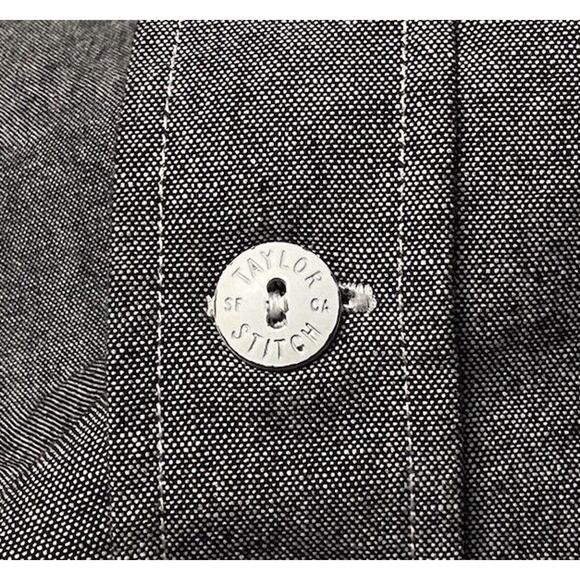 Taylor Stitch California Chambray Utility Work Shirt Mens 40 Organic Cotton NWOT - Picture 5 of 8